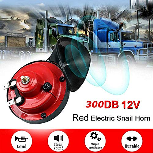 Arenzza 300DB train horn for trucks, large black car accessory with metal mounting, designed for powerful sound and safety.