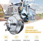 Arenzza 300DB train horn for trucks, car accessory, showcasing a high-decibel train horn with mounting hardware.