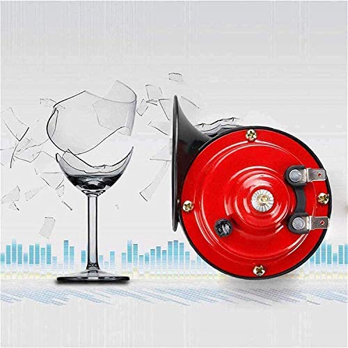 Arenzza 300DB train horn for trucks, large metal horn with mounting bracket, designed for powerful vehicle sound effects.