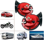 Arenzza 300DB train horn for trucks, black metal car accessory with mounting hardware, designed for loud, attention-grabbing sound.
