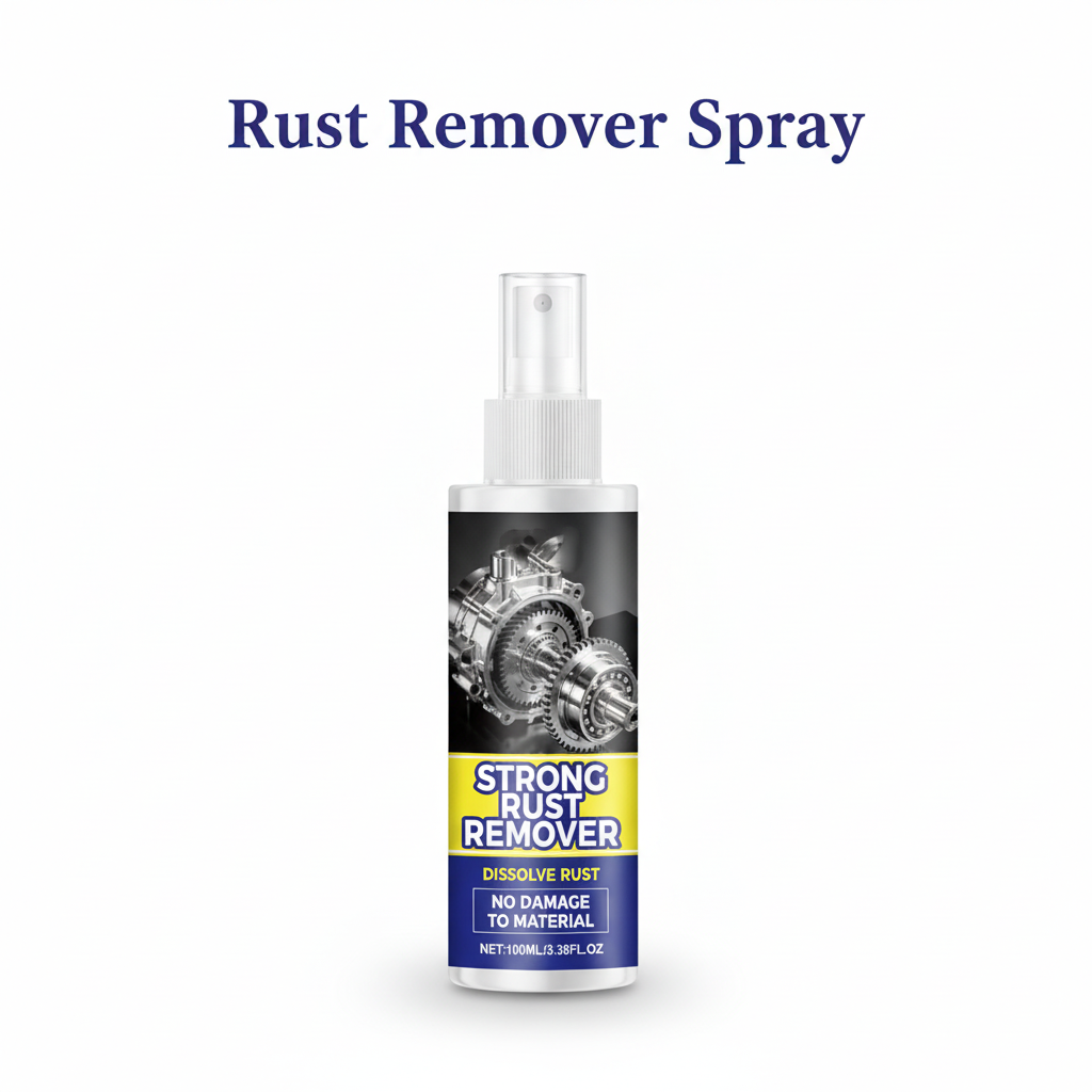 Arenzza multipurpose rust treatment for cars, shown in a bundle with bottles and applicator tools for rust prevention and repair.