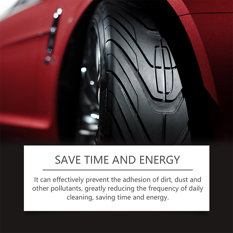 Arenzza powerful wheel cleaning and refurbish wax for car accessories, showing the product bottle with a sleek design and label.
