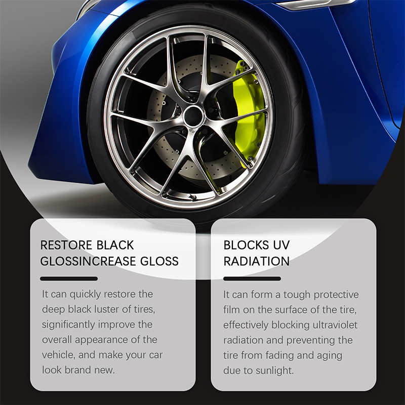 Arenzza powerful wheel cleaning and refurbish wax for car accessories, featuring a sleek black container with branding.