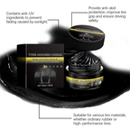 Arenzza powerful wheel cleaning and refurbish wax for car accessories, shown in a container with a smooth, glossy surface.