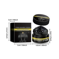 Arenzza powerful car wheel cleaning and refurbishing wax in a container, designed for vehicle maintenance and cleaning.