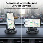 Arenzza 2-in-1 car phone holder and parking number plate with 360° rotation, fits heavy-duty cases, car accessories.