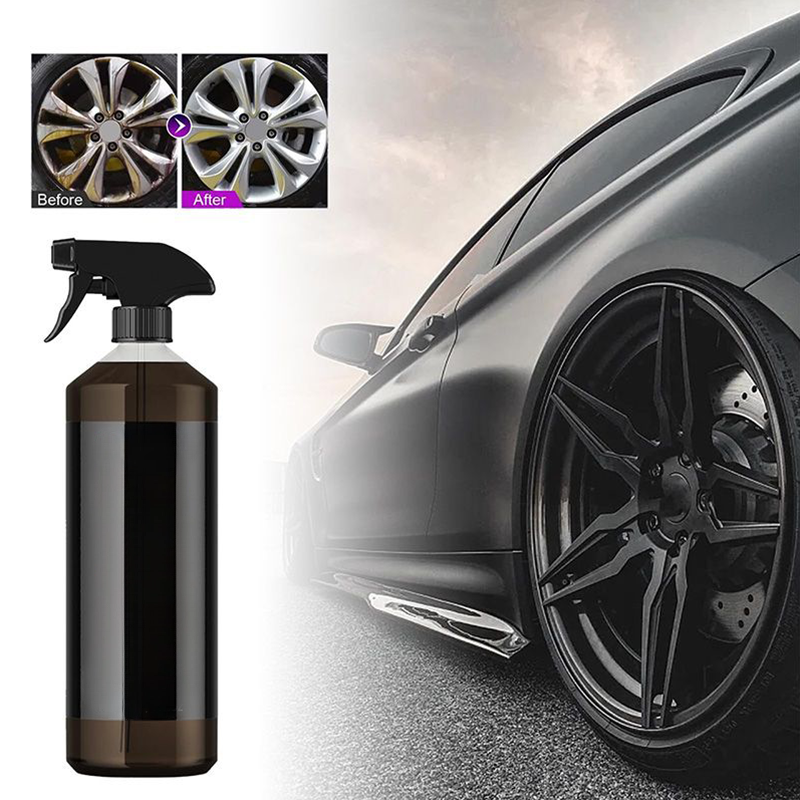 Arenzza car wheel cleaning agent in a bottle, designed for effective car wheel cleaning and maintenance.