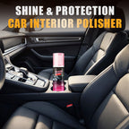 Arenzza car interior polisher bottle showing shine protection for vehicle surfaces, designed for car accessories and cleaning.