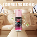Arenzza car interior polisher bottle showing shine and protection for car dashboards and surfaces, ideal for car accessories.