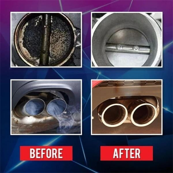 Arenzza catalytic converter cleaner bottle for car accessories, with label and nozzle, designed to improve exhaust system performance.