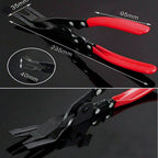 Arenzza professional panel clamp removal tool kit for car disassembly, showing various plastic and metal tools for damage-free removal.