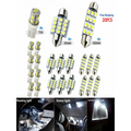Arenzza 20-piece LED car lighting kit with roof, parking, interior, license plate, and reading lights for vehicle illumination.