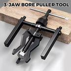 Arenzza multi-function 3-jaw bore puller tool for car accessories, with three adjustable jaws for removing bearings and pulleys.
