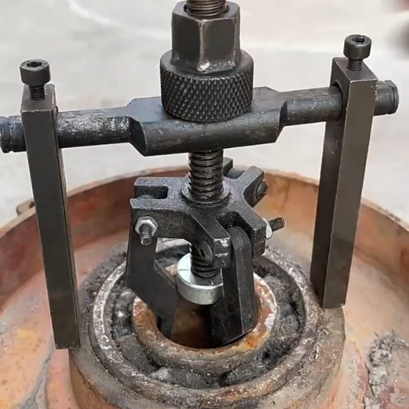 Arenzza multi-function 3-jaw bore puller tool for cars, showing its adjustable jaws for removing tightly fitted components.
