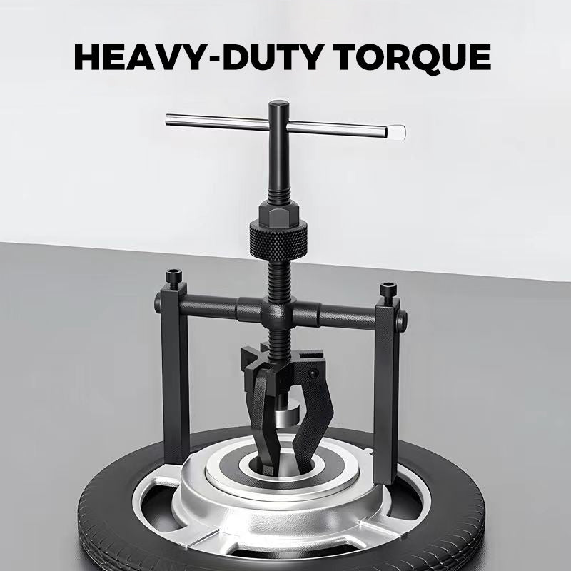 Arenzza multi-function 3-jaw bore puller tool for car repairs, with adjustable jaws and handles for removing bearings and parts.