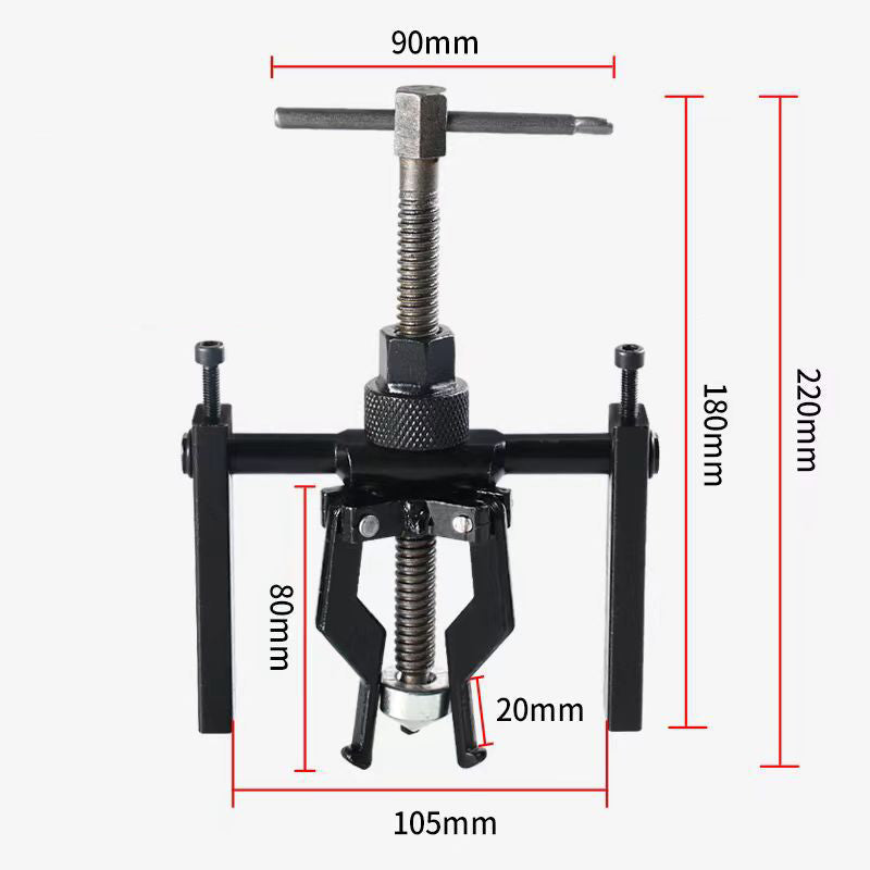Arenzza multi-function 3-jaw bore puller tool for cars, showing its sturdy metal construction and adjustable jaw mechanism.