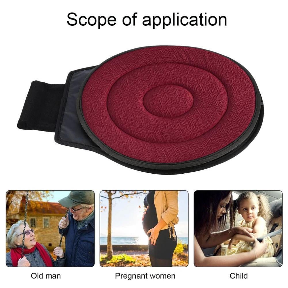 Arenzza 2026 Hot Sale 360° rotating car seat cushion in black, designed for comfort and ease of movement in vehicle accessories.