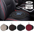Arenzza 2026 Hot Sale 360° rotating car seat cushion accessory, black and textured for comfort and easy rotation.
