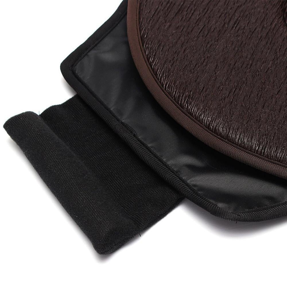 Arenzza 360° rotating car seat cushion in black, designed as a comfortable accessory for car interiors.
