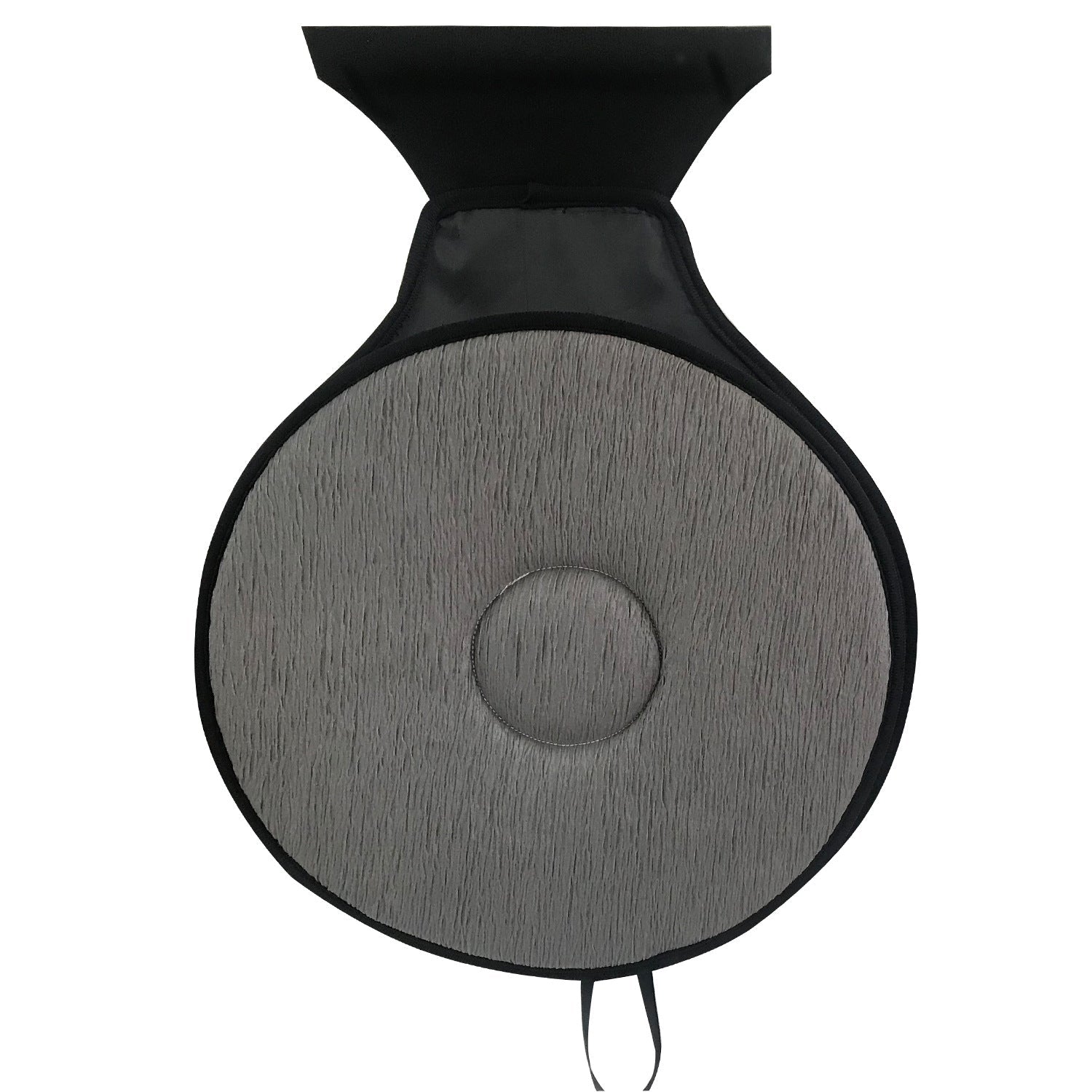 Arenzza 2026 Hot Sale 360° rotating seat cushion for cars, ergonomic car accessory in black with textured surface.