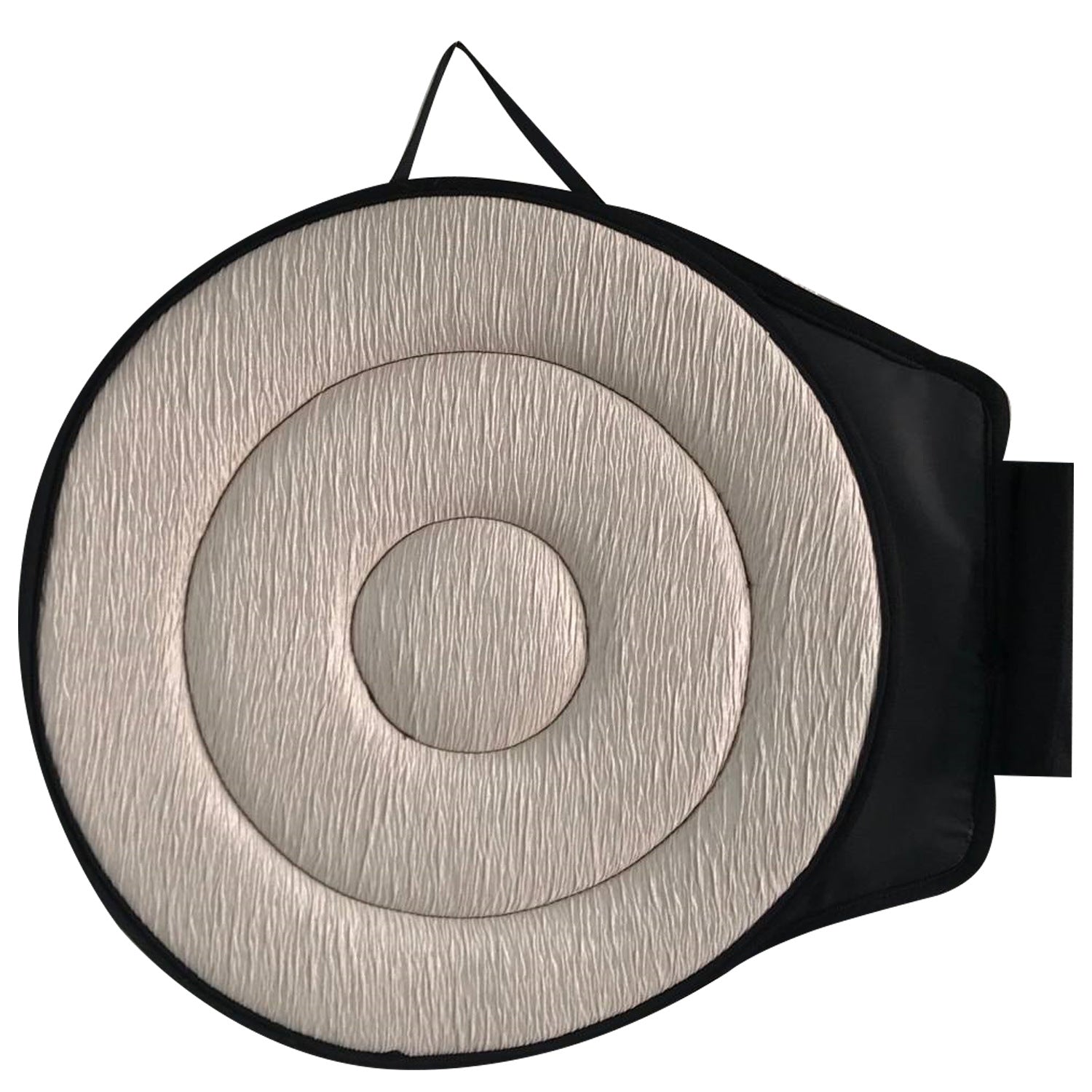 Arenzza 2026 Hot Sale 360° rotating car seat cushion for comfort and support, shown installed on a vehicle seat.