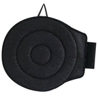 Arenzza 2026 Hot Sale 360° rotating car seat cushion, a black ergonomic car accessory with a textured surface for comfort.