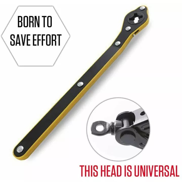 Arenzza auto labor-saving jack ratchet wrench for car maintenance, featuring ergonomic handle and ratchet mechanism.