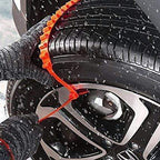 Set of 10 Arenzza anti-skid chains for cars, with durable metal links and anti-slip design, ideal for winter driving safety.