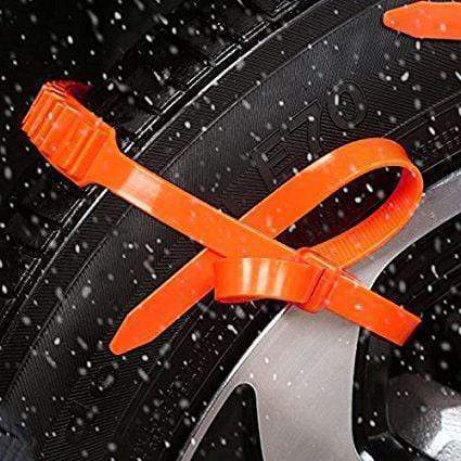 A set of 10pcs Arenzza anti-skid chains for cars, showing durable metal tire chains with anti-slip design for improved traction.