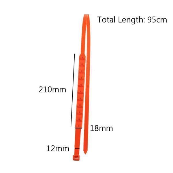 A set of 10 Arenzza anti-skid chains for cars, showing durable metal tire grips for improved traction on icy or snowy roads.