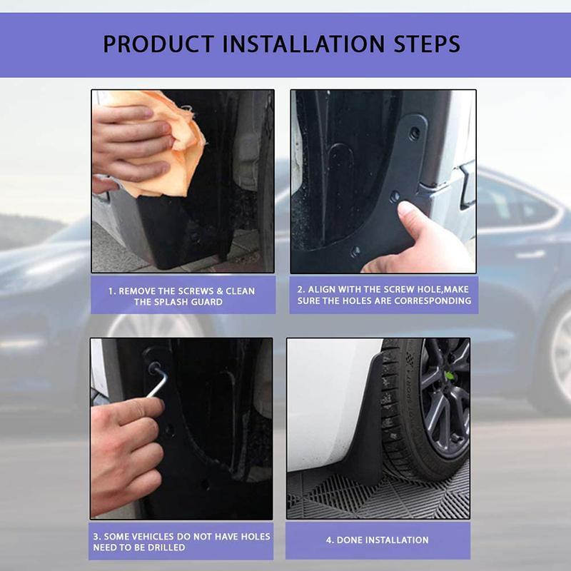 Arenzza universal car wheel fender accessory mounted on a vehicle, showcasing its protective design and fit for various car models.