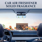 Arenzza car air freshener solid fragrance in a sleek, natural design, perfect for freshening up your vehicle interior.