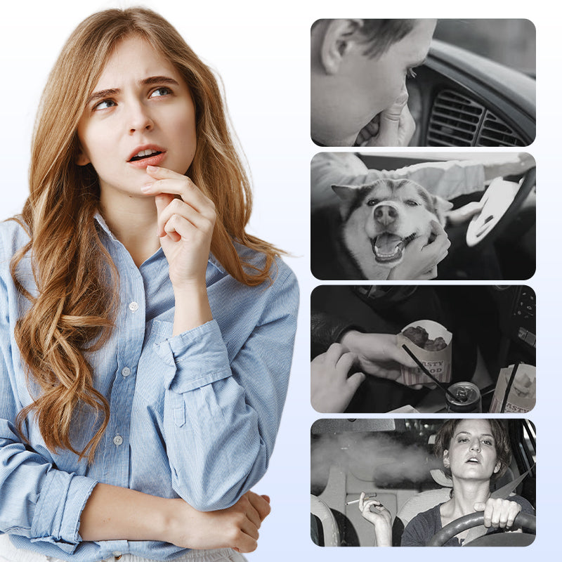 Arenzza car air freshener solid fragrance in a sleek, natural design, perfect for freshening vehicle interiors with a subtle scent.