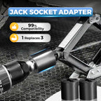 Arenzza universal jack socket adapter for cars, drill-powered, heavy-duty steel construction, with a universal fit design.