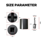Arenzza universal car jack socket adapter made of heavy-duty steel, drill-powered, with a universal fit for car accessories.