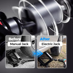 Heavy-duty steel universal car jack socket adapter by Arenzza, drill-powered with a universal fit design for vehicle use.