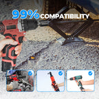 Arenzza universal car jack socket adapter made of heavy-duty steel, drill-powered with a universal fit design for vehicle use.