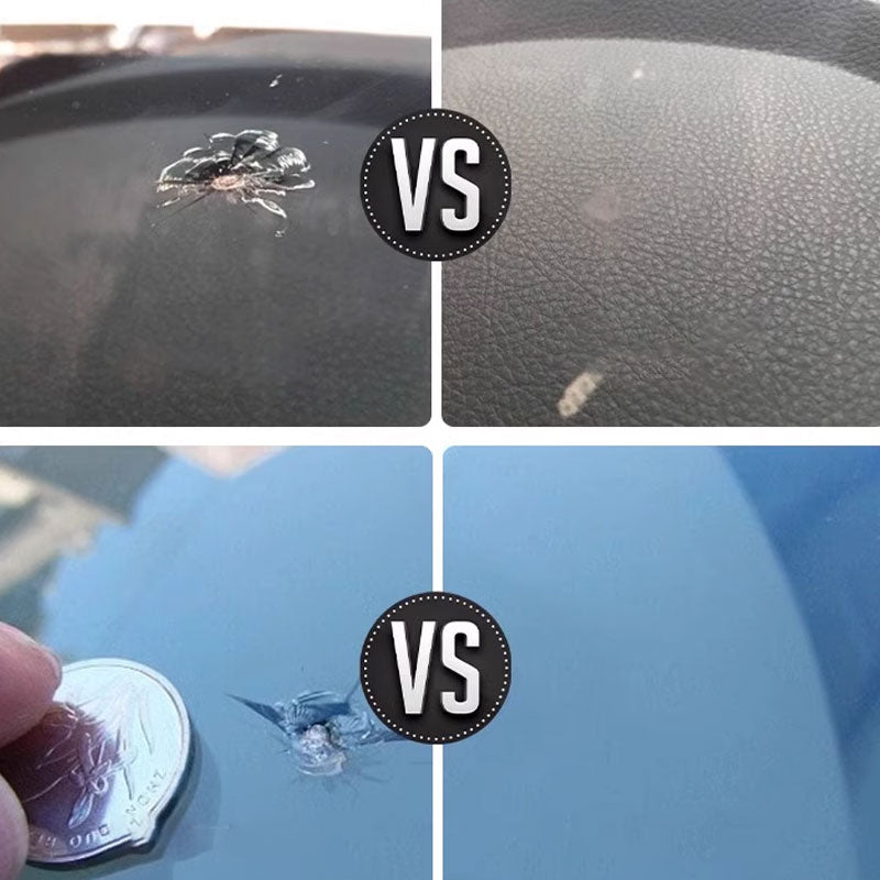 Arenzza car repair kit for windshield cracks with tools and materials for fixing minor windshield damages.