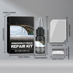Arenzza car repair kit for windshield cracks, including tools and resin for fixing cracked auto glass in a compact car accessories set.