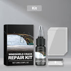 Arenzza windshield crack repair kit for cars, including resin, applicator, and tools for fixing windshield chips and cracks.