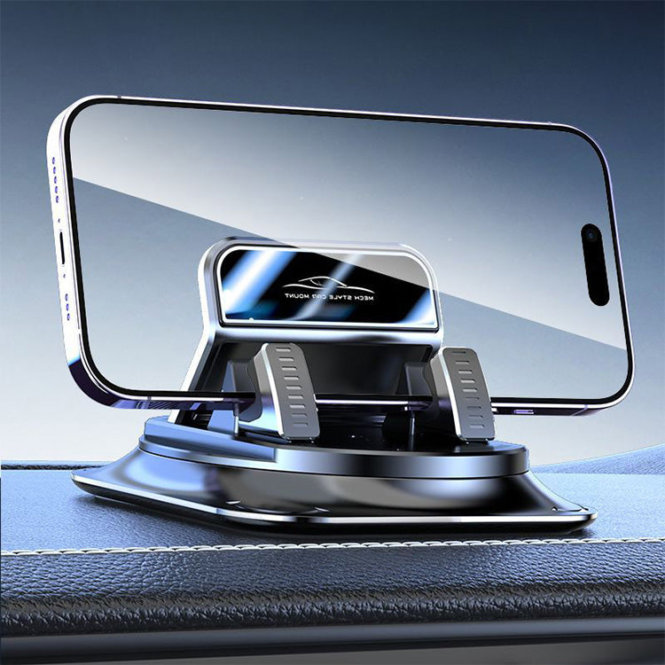 Arenzza anti-slip fixed car phone holder attached to a vehicle dashboard, holding a smartphone securely in place.