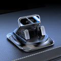 Arenzza anti-slip fixed car phone holder attached to a dashboard, securely holding a smartphone for safe driving.