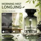 Arenzza 110ml car air freshener with mountain design, natural plant extracts, freshens car interior, eliminates smoke and pet odors.