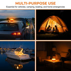 Arenzza LED magnetic emergency warning light for cars, featuring bright LED lights and magnetic base for easy attachment.