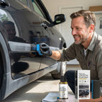 Arenzza car plastic parts crystal coating kit with sponge applicator for vehicle protection and shine.