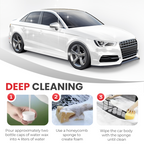 Arenzza 4-in-1 Renewing Car Wash Fluid in a spray bottle, designed for cleaning and restoring car surfaces.