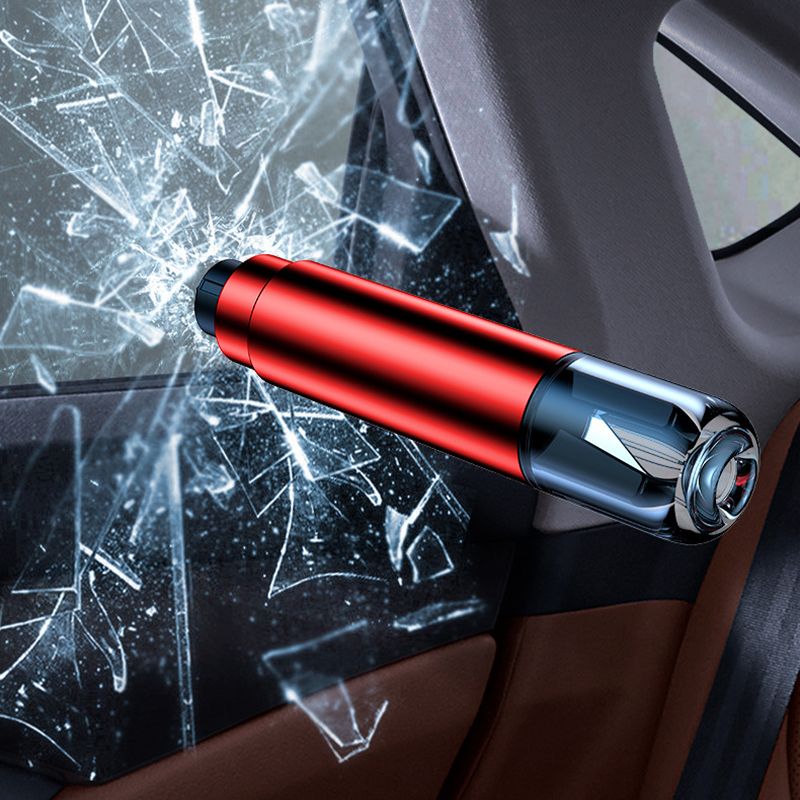 Arenzza Mini Emergency Car Escape Tool with hammer and seatbelt cutter, compact car accessory for emergency escape.