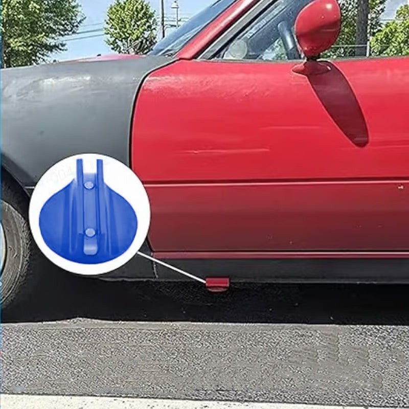 Arenzza Universal Magnetic Frame and Rail Protector for cars, showing durable black protective strips attached to vehicle rails.