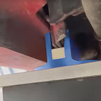 Arenzza Universal Magnetic Frame and Rail Protector for cars, showing black protective strips on vehicle rails and frame in a close-up view.