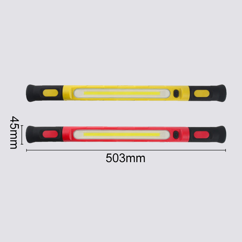 Arenzza rechargeable work light with 3000 lumens, USB-C, magnet, and 360° adjustable head, designed for car and workshop use.
